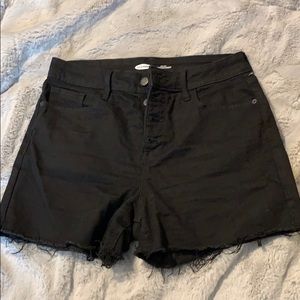Distressed shorts